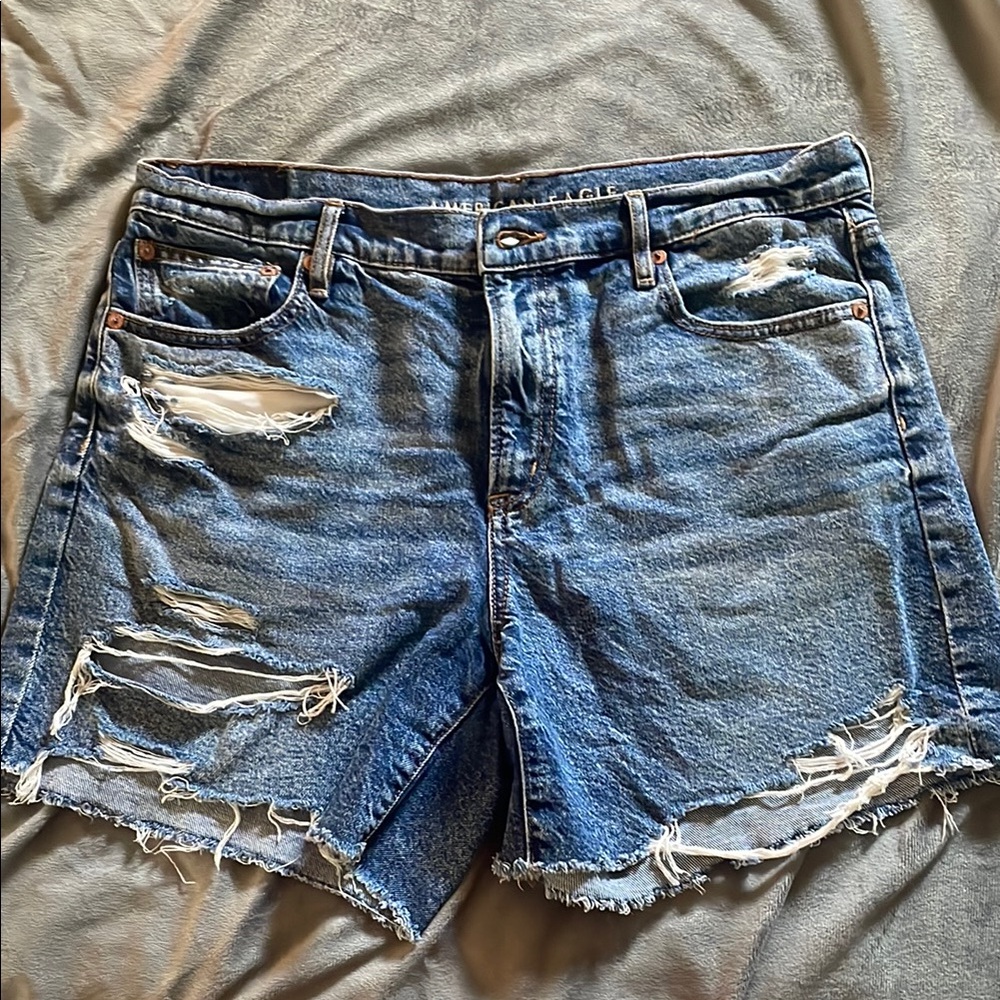 American Eagle Distressed Jean Shorts